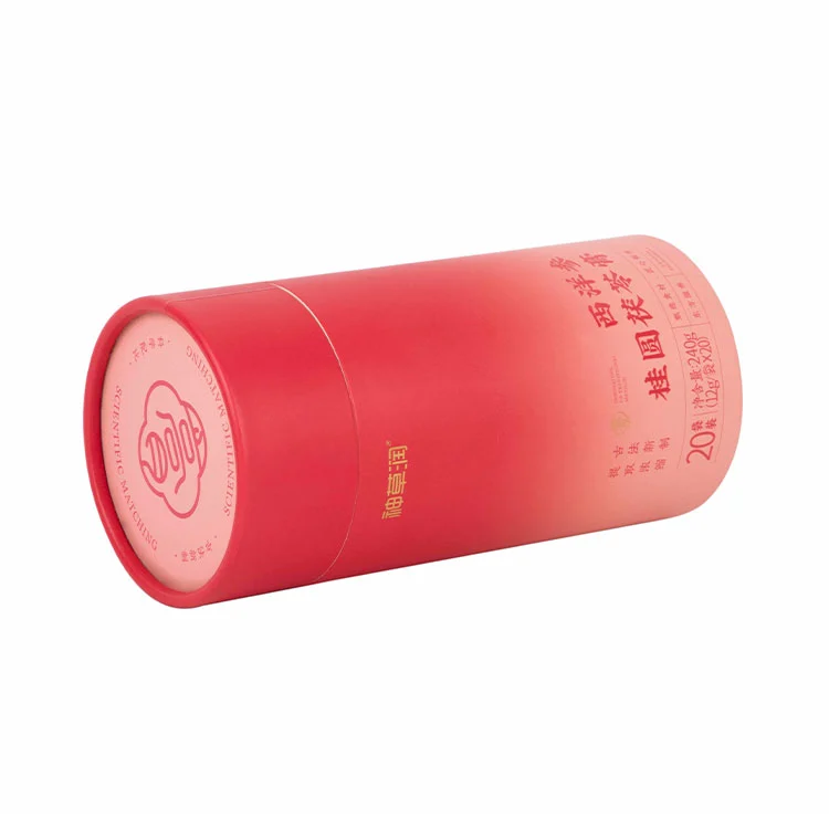 Cylindrical Health Food Paper Container