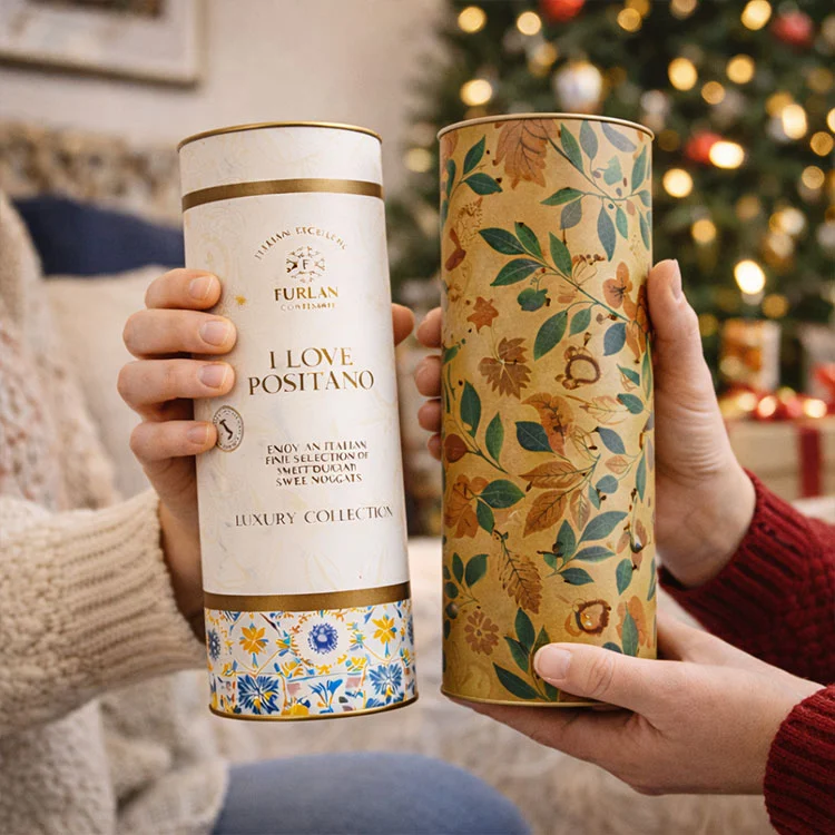 Custom Printed Paper Tube Packaging