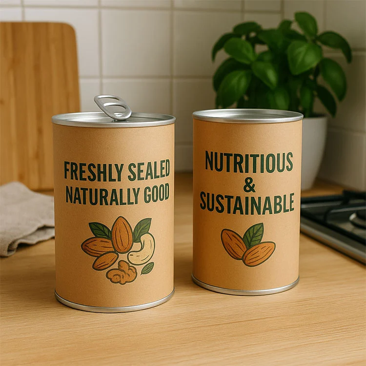 Aluminum Foil Lined Paper Canister