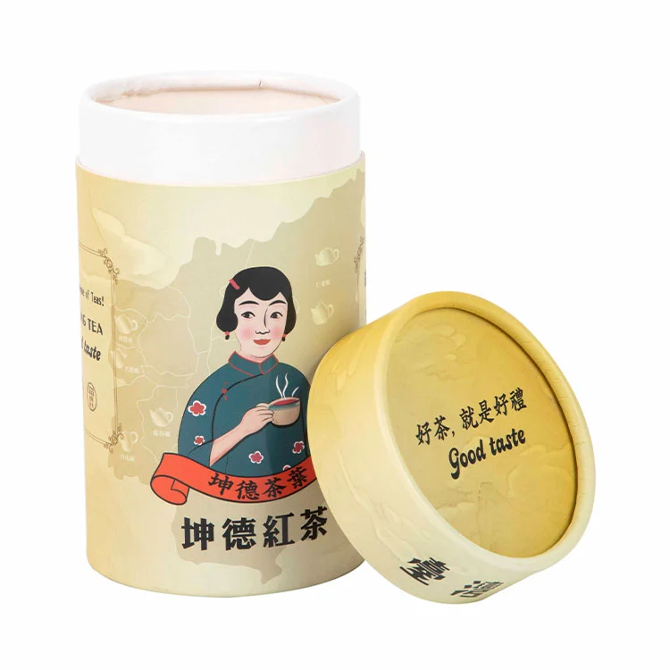 Art Print Tea Paper Tube