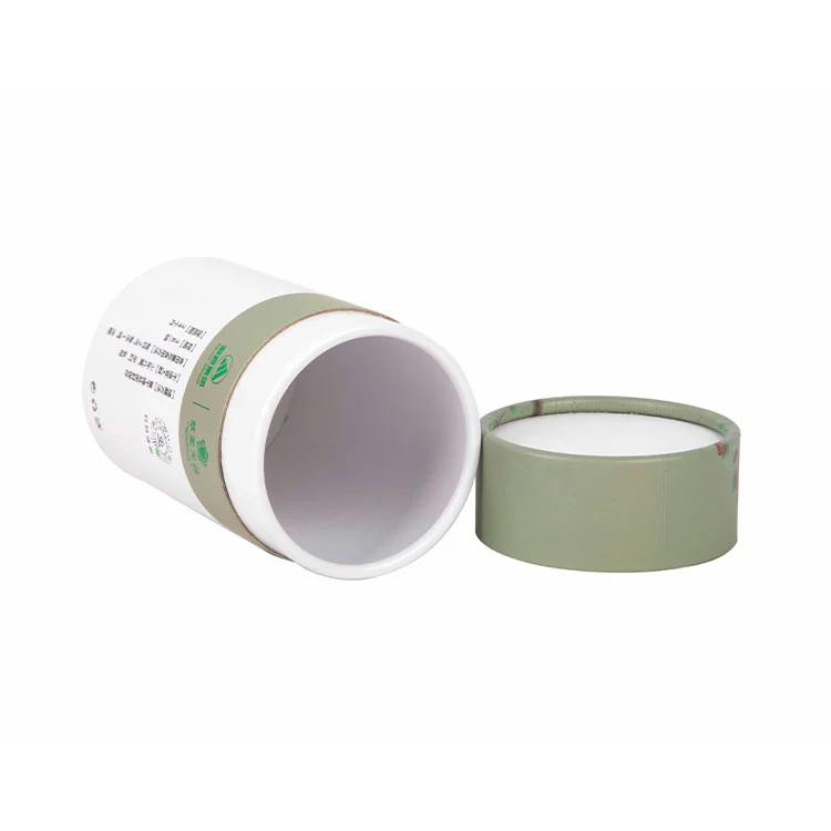 Cylindrical Tea Paper Packaging Cans