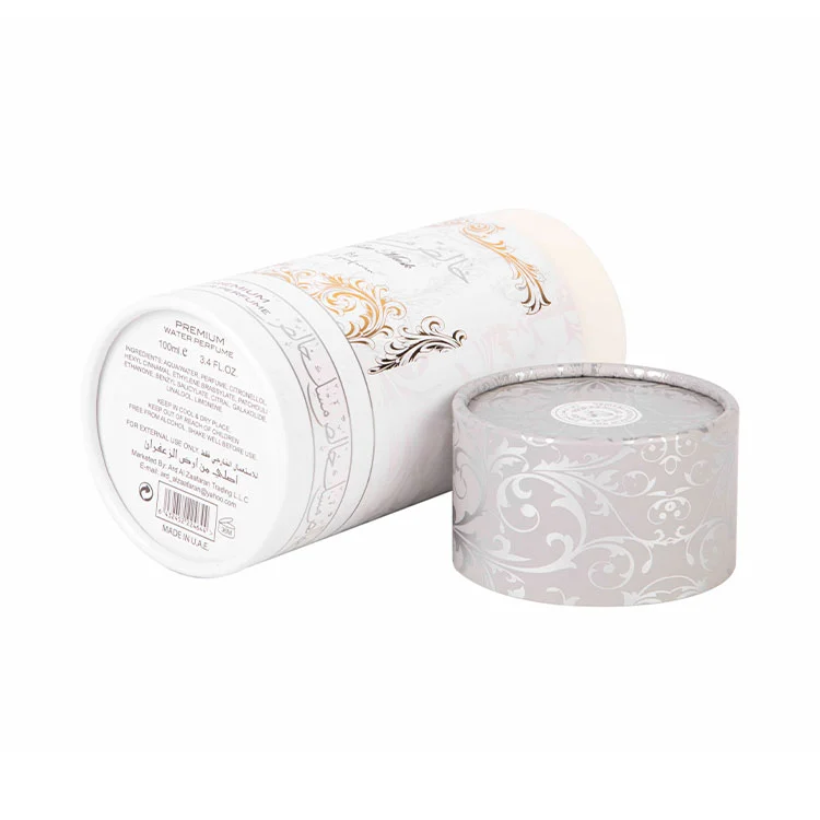 Luxury Round Perfume Paper Packaging Tube