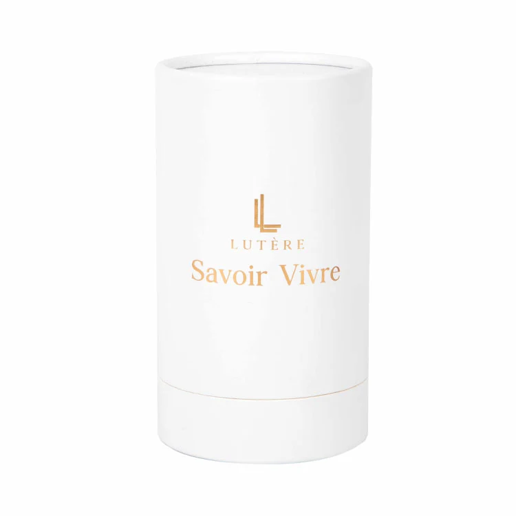 Matte White Perfume Paper Tube
